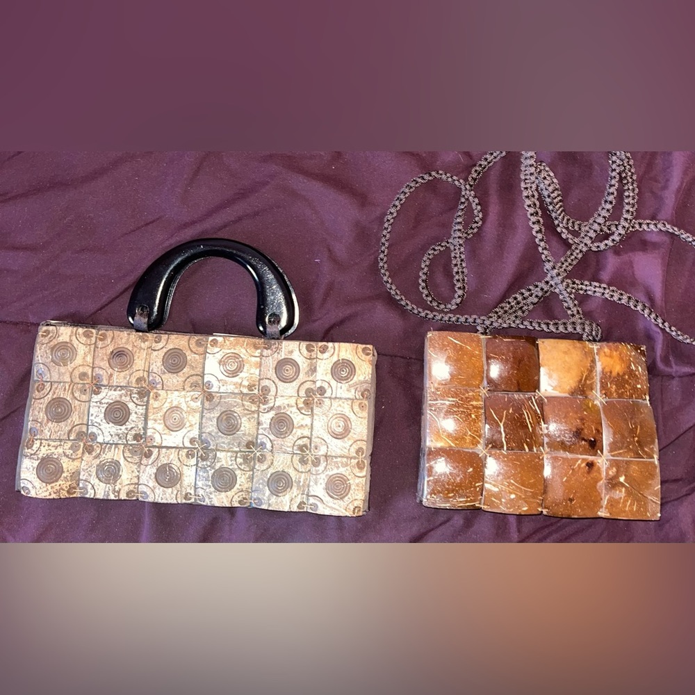 Wooden Purses from Cozumel